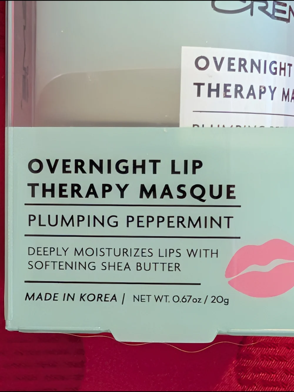 the CRÈME shop Overnight Lip Therapy Masque - Plumping Peppermint (Mint)